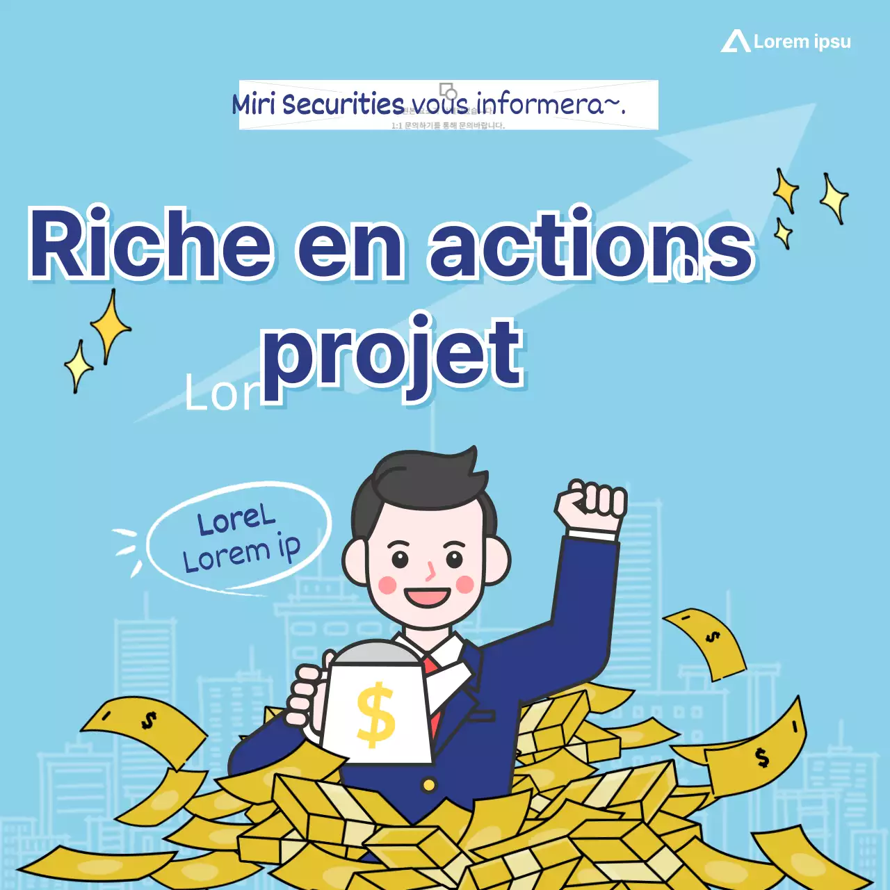 Sky Blue Stocks Financial CardNews