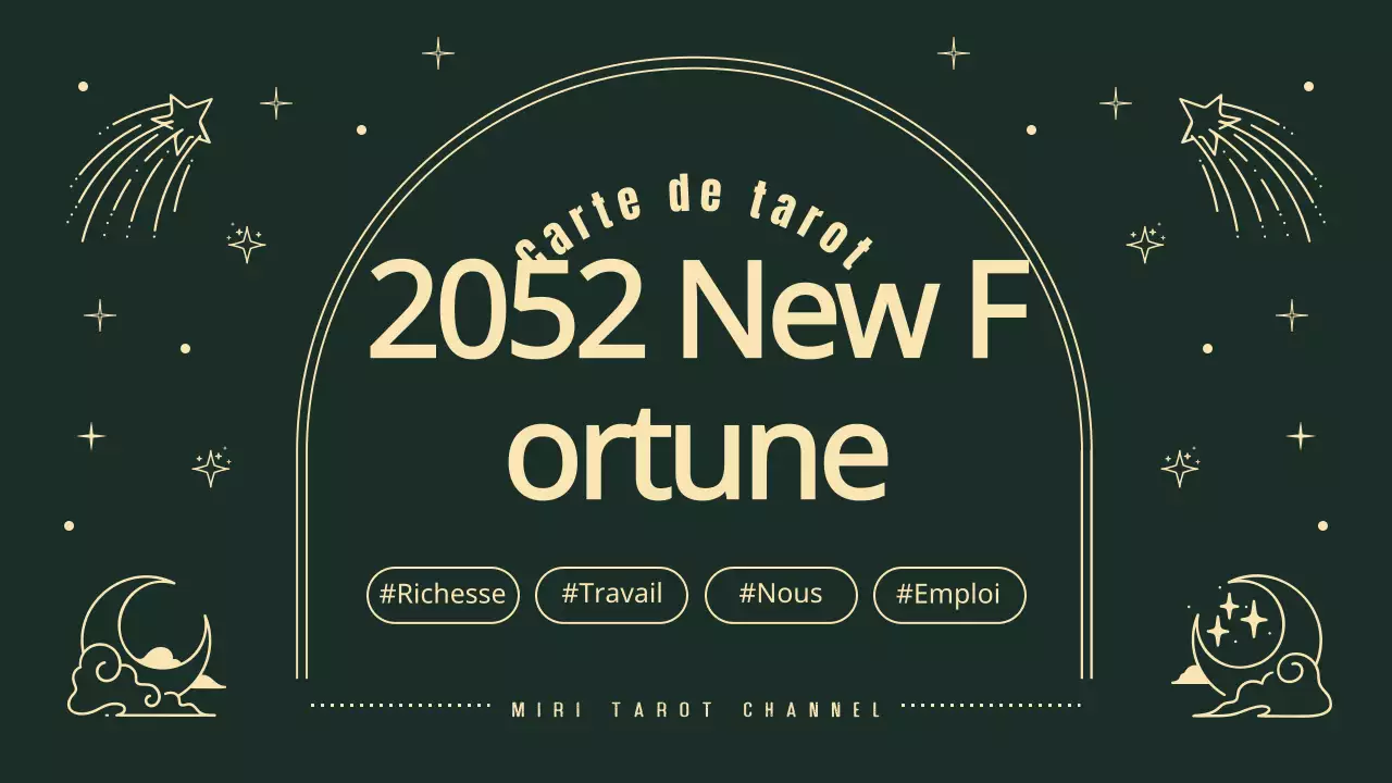 cartes de tarot vertes et jaunes du nouvel an