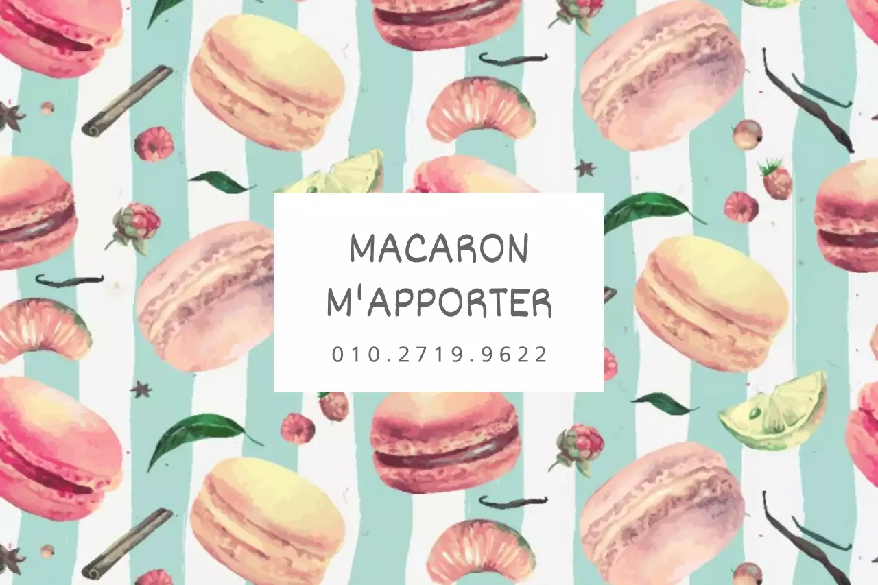 MACARON APPORTEZ-MOI