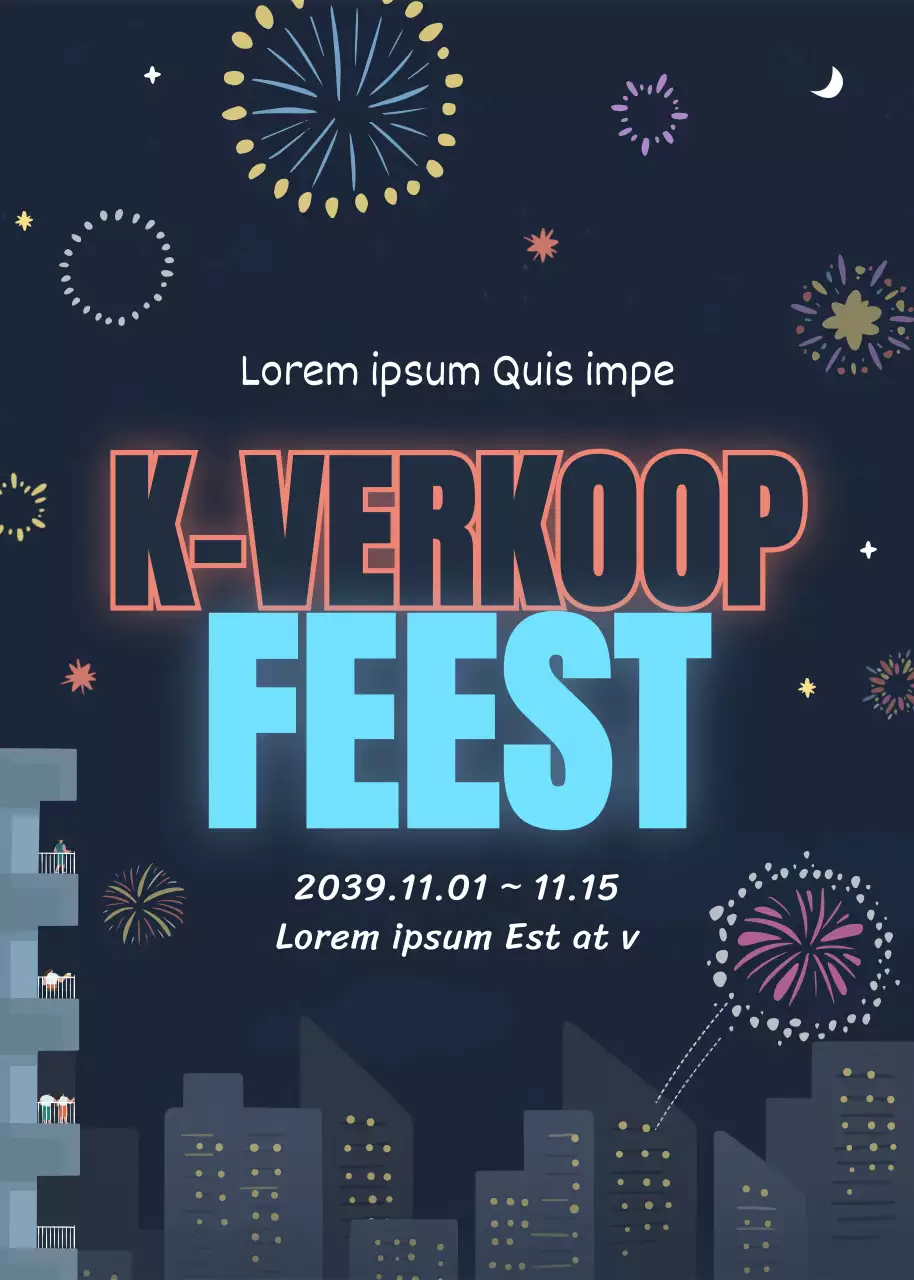 Schattig rood en blauw rotje illustratie concept verkoop evenement