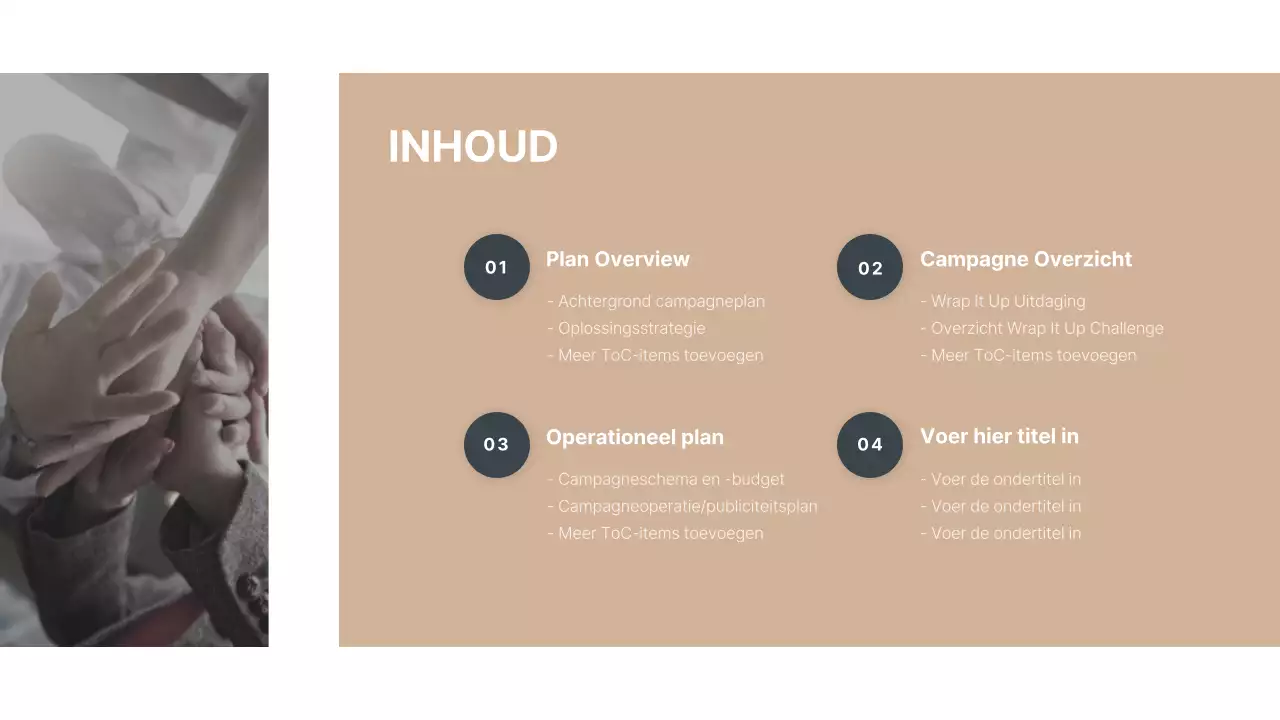 Een pitch presenteren voor een interne milieucampagne in rustgevende groene tinten