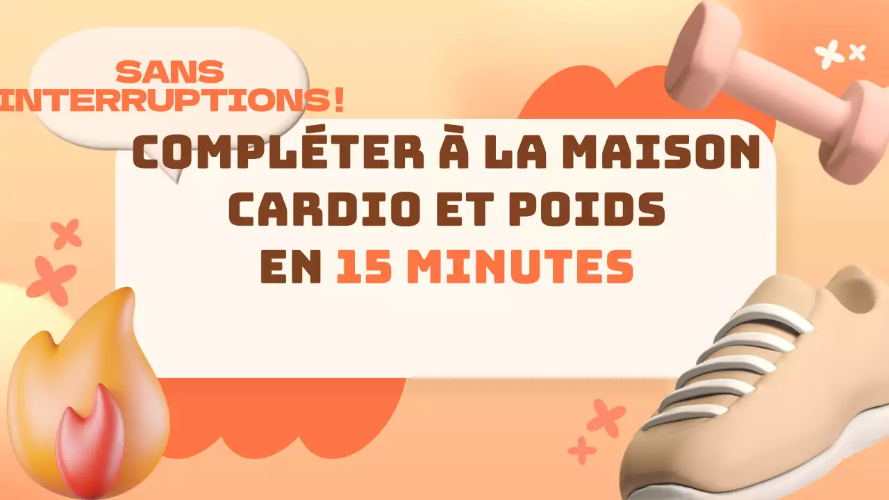 Thème d'exercice d'entraînement à domicile rose et orange