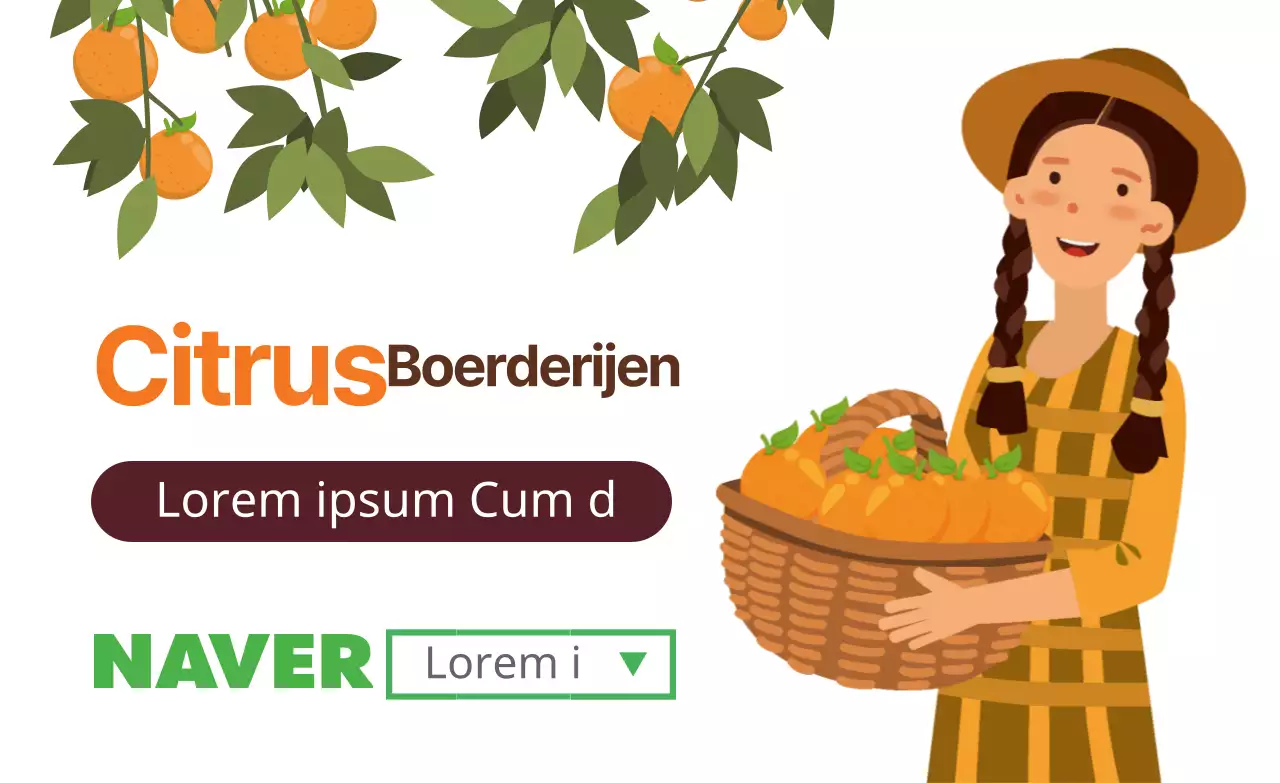 Witte illustratie schattige producten boerderij label