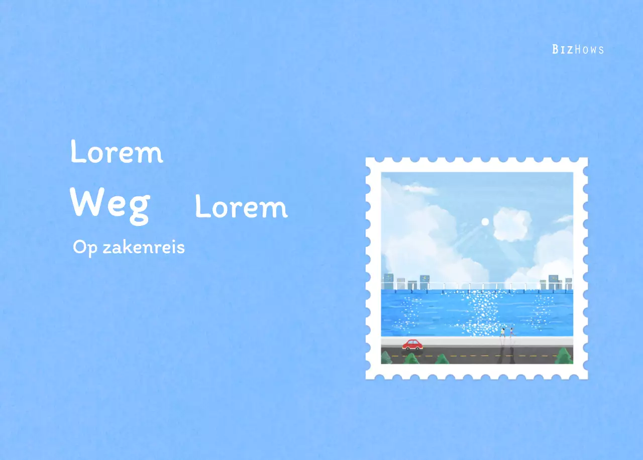 Stempelillustraties met een warm concept