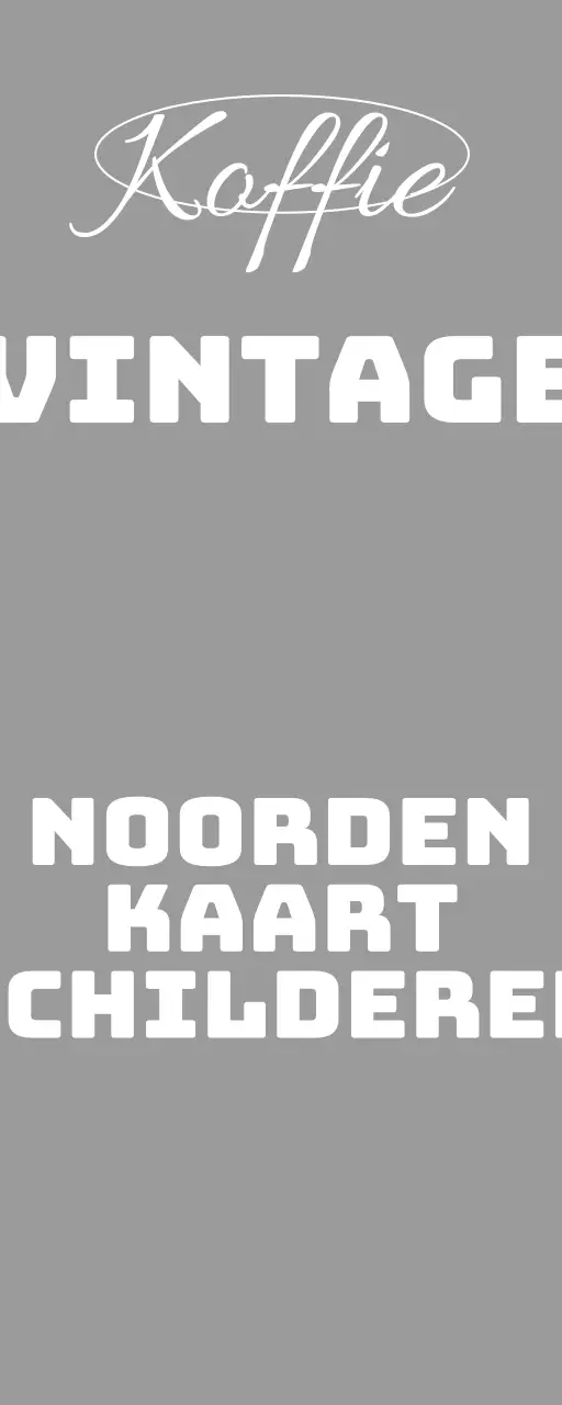 Een eenvoudig uithangbord voor een winkel met zwart-wit vintage tekst voor een boekencafé en ronde lijnvormen.