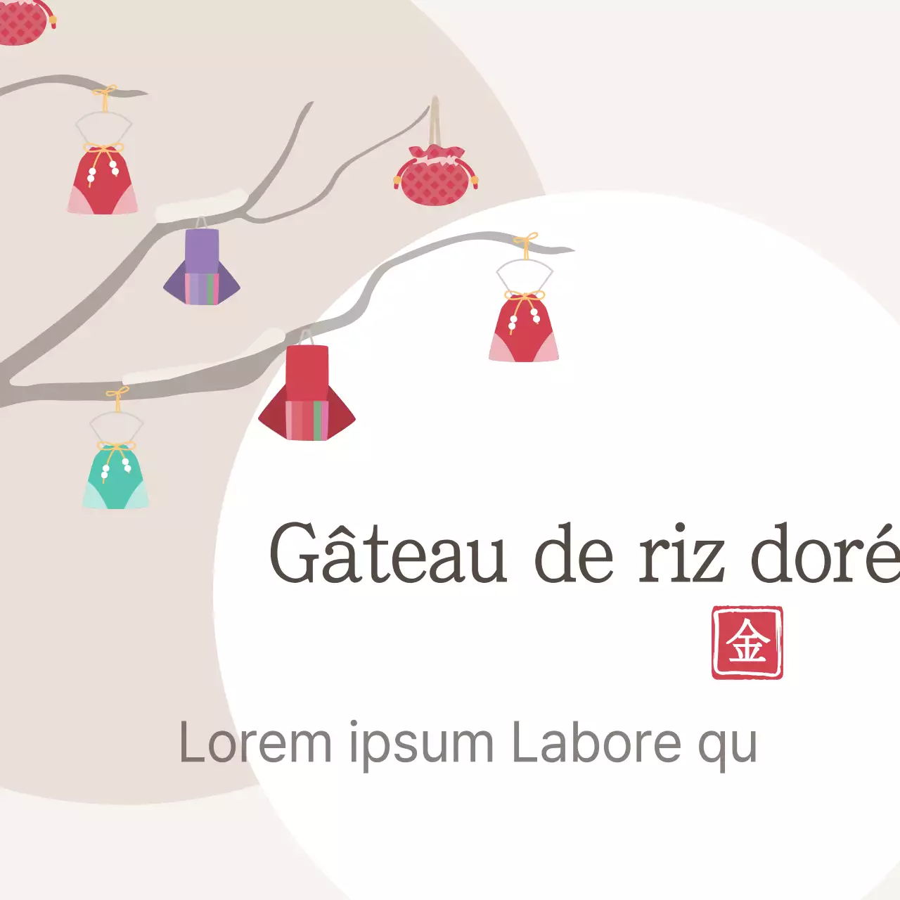 Gâteau de riz doré