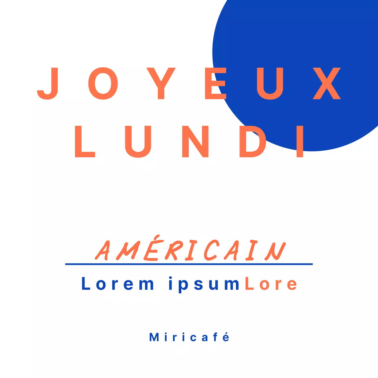 Joyeux lundi
