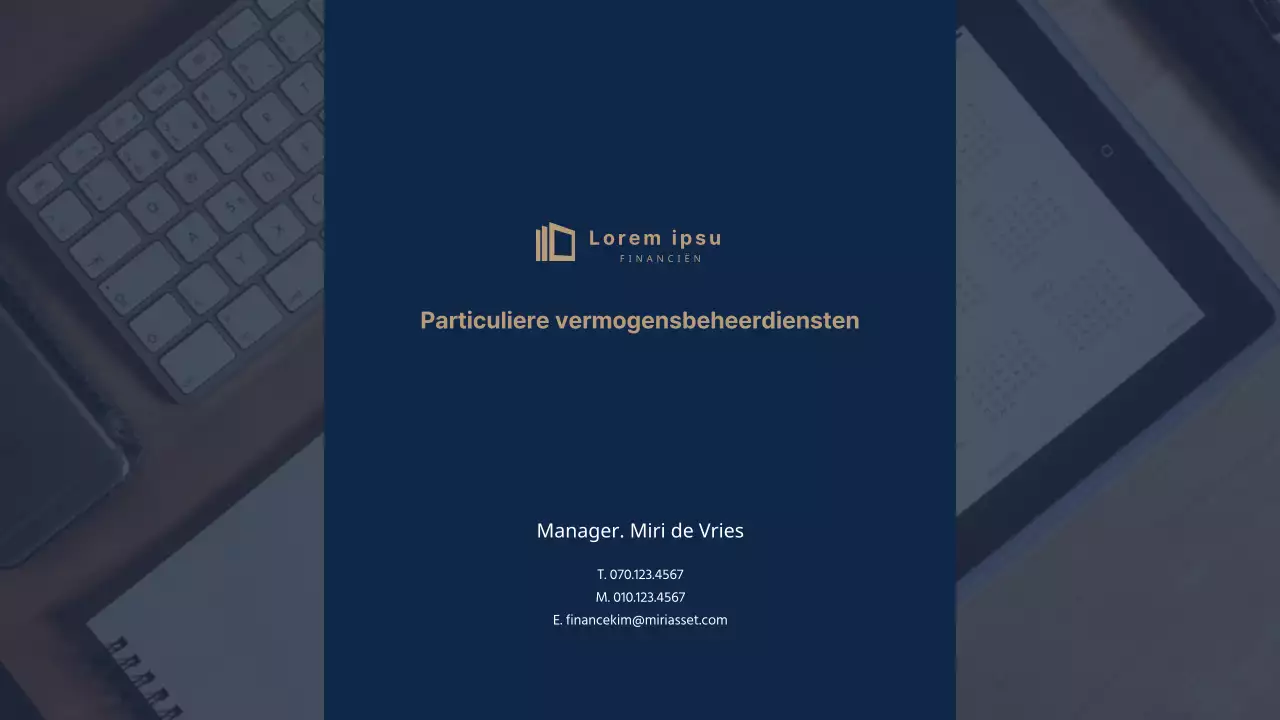 Een gids voor advies op het gebied van persoonlijke financiële planning in marine en beige