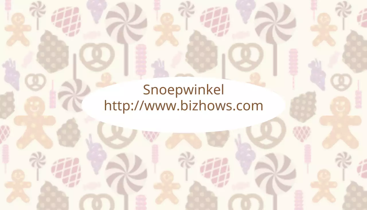 Snoepwinkels