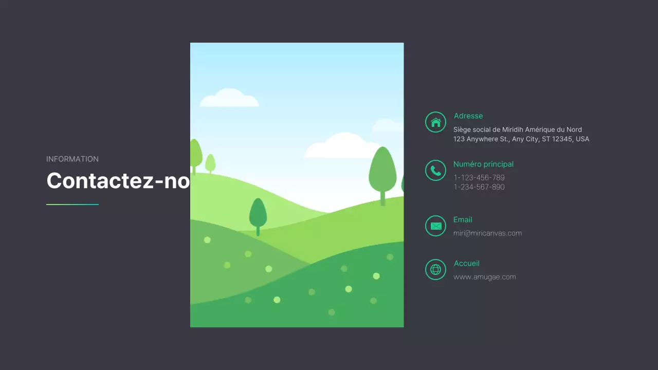 Profil de l'entreprise simple