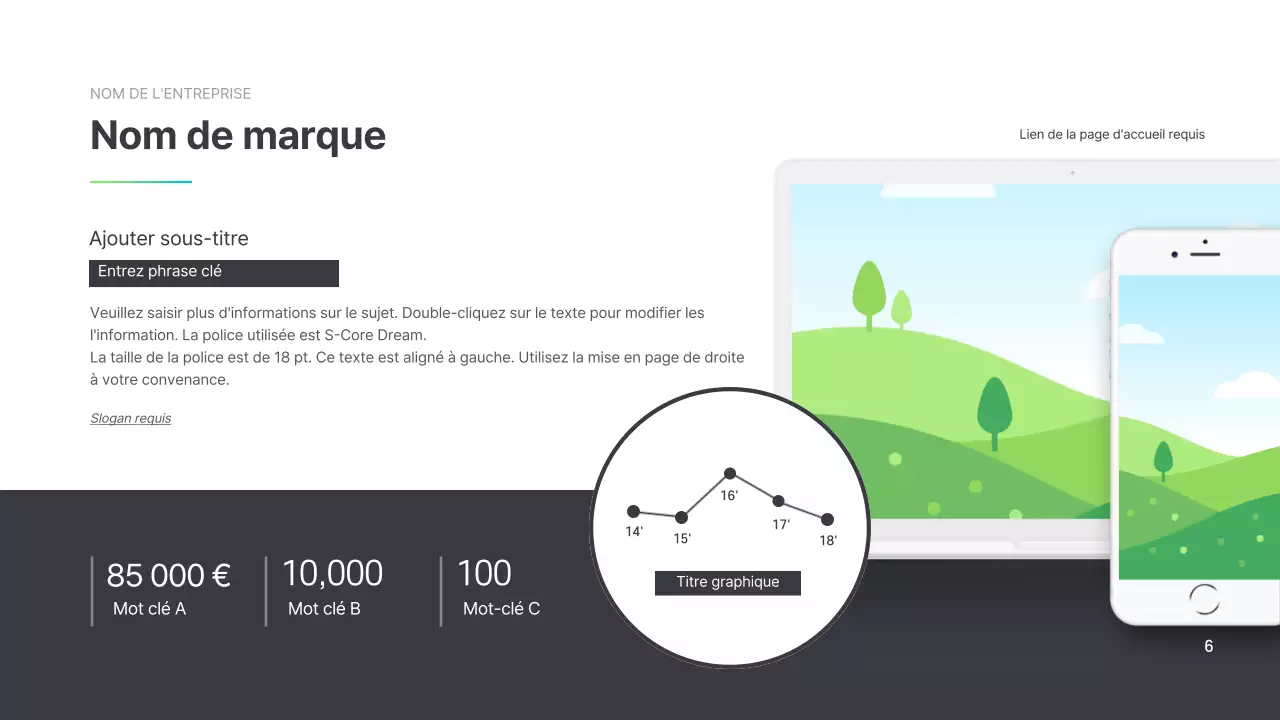 Profil de l'entreprise simple