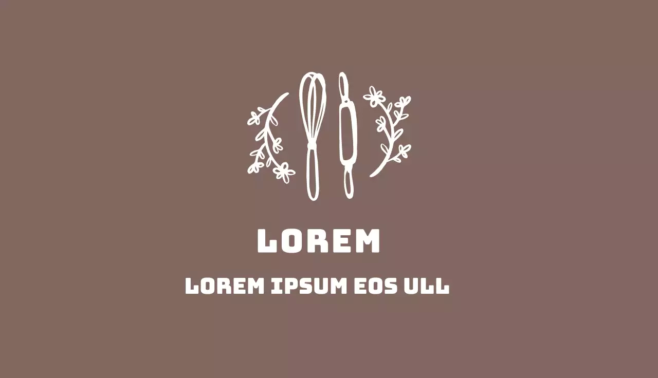 bruine illustratie eenvoudige bakkerij bakkerij