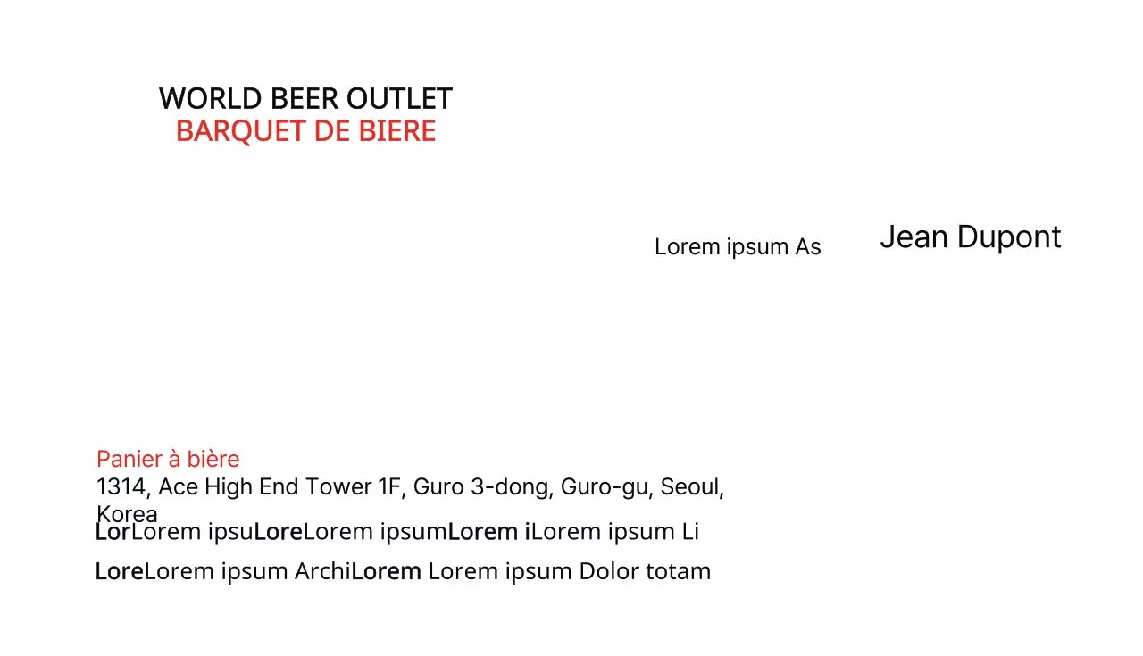 Carte de visite de Hoffman