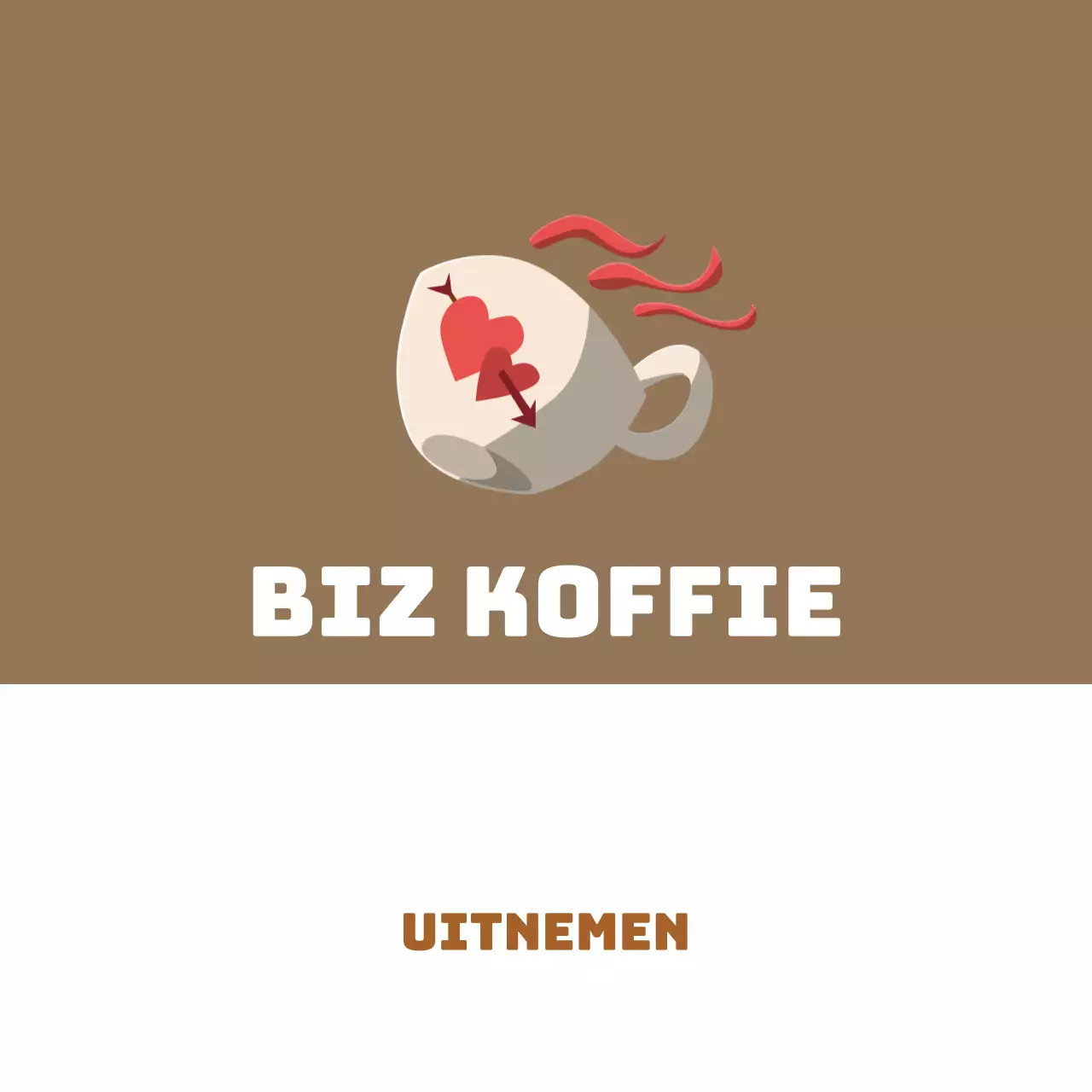 Eenvoudige okerkleurige illustratie