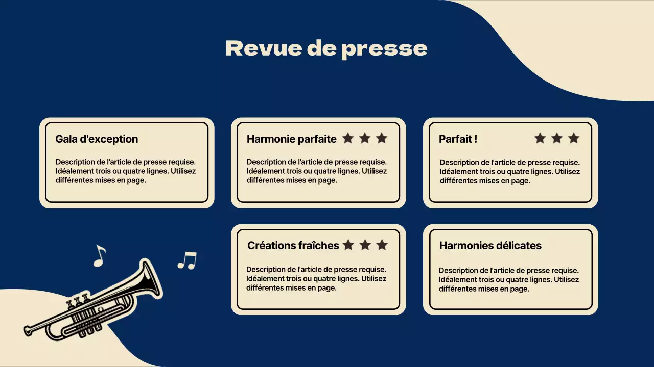 Portefeuille de compositeur sur le thème du piano en bleu marine