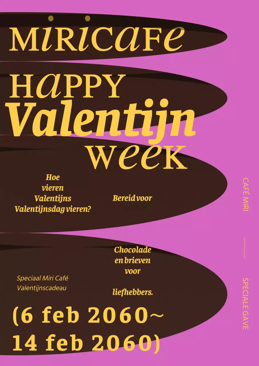Speciale Valentijnsweek met chocoladevijverconcept