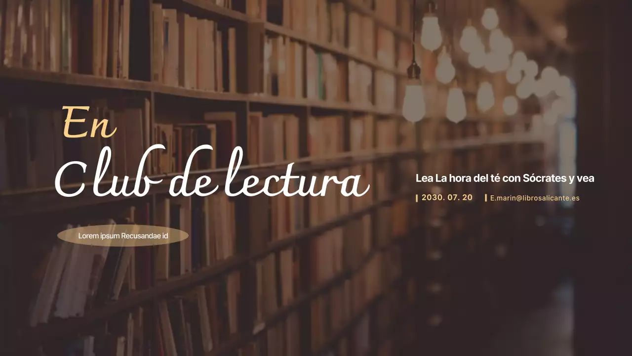 Club de lectura de humanidades