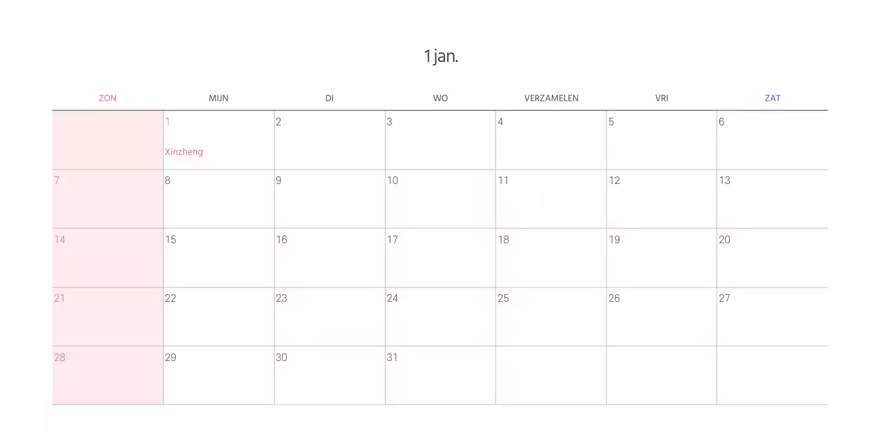 Kerkkalender met warme illustraties