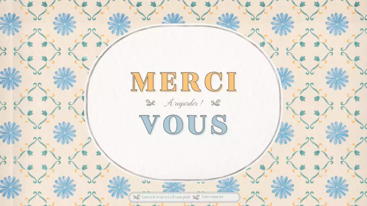 Mise en page conceptuelle émotionnelle de base avec un motif de papier peint vintage en beige et bleu clair