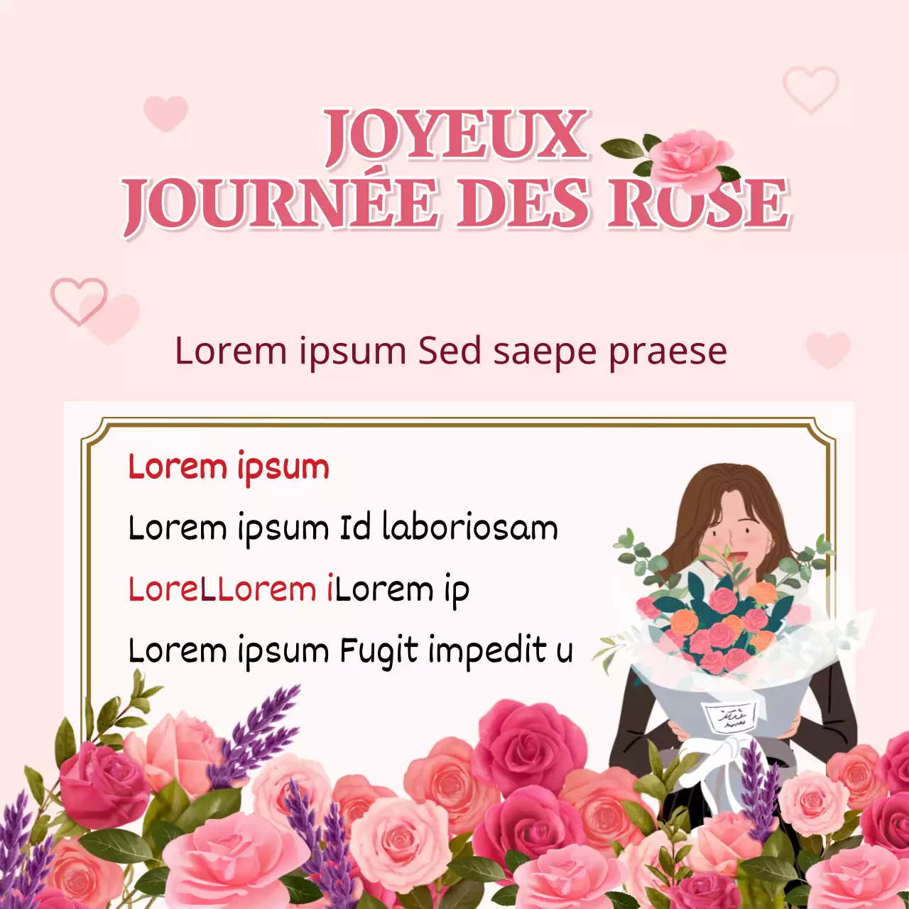 Promouvoir votre événement de la Journée de la rose