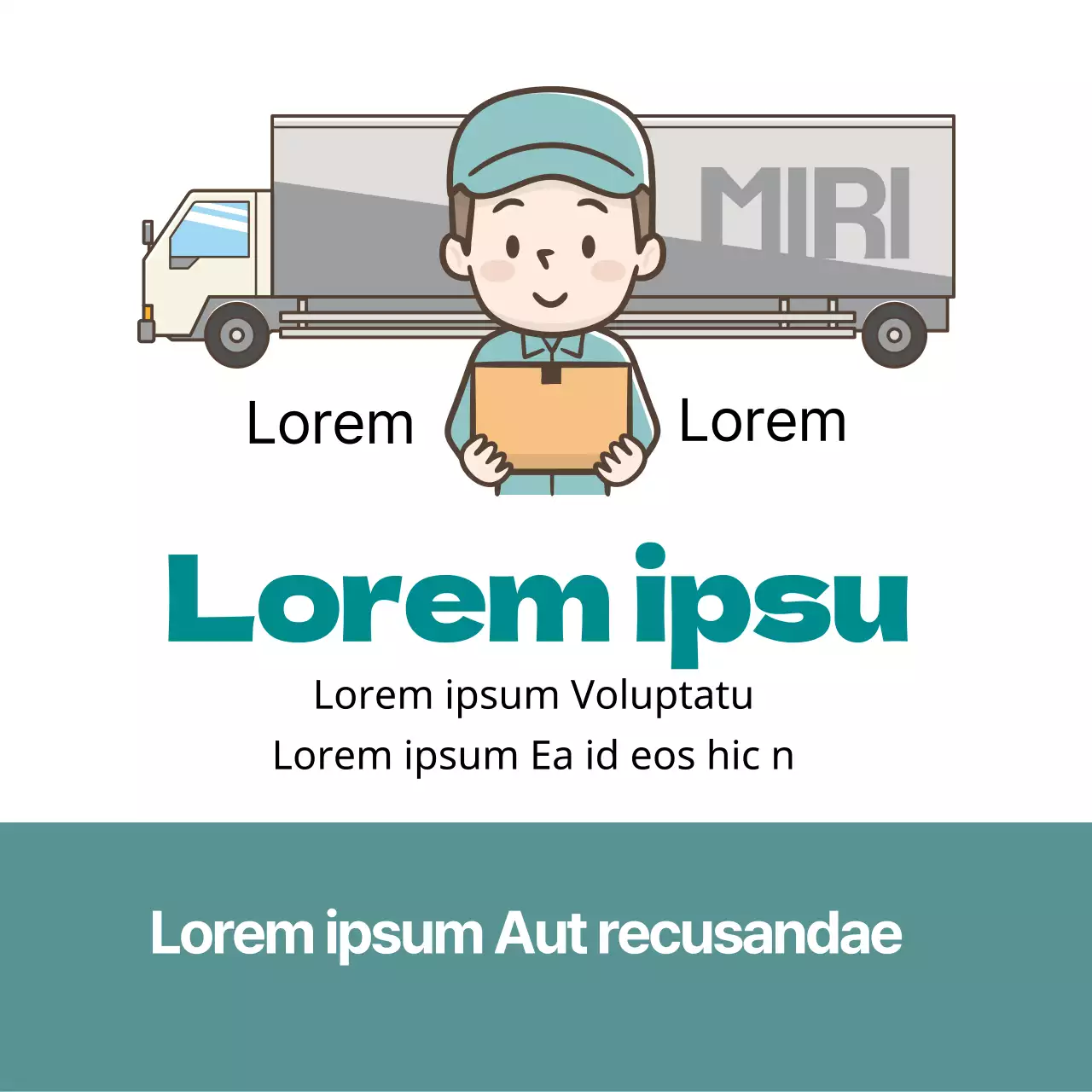 Illustration bleue Mignon Isayongdal Promotion