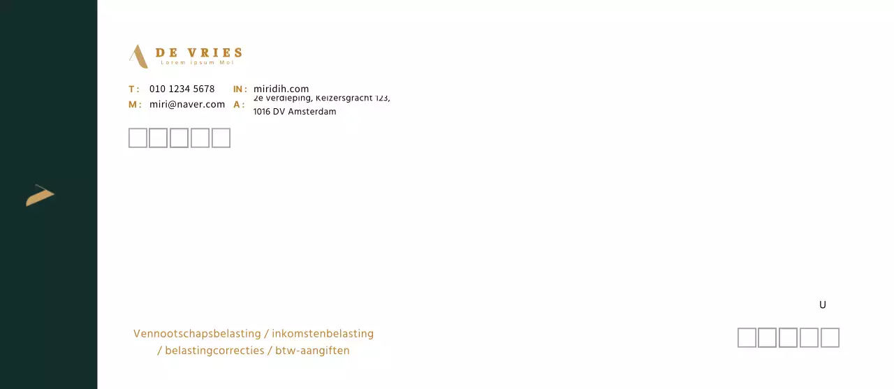 donker turkoois logo schoon business tax accounting