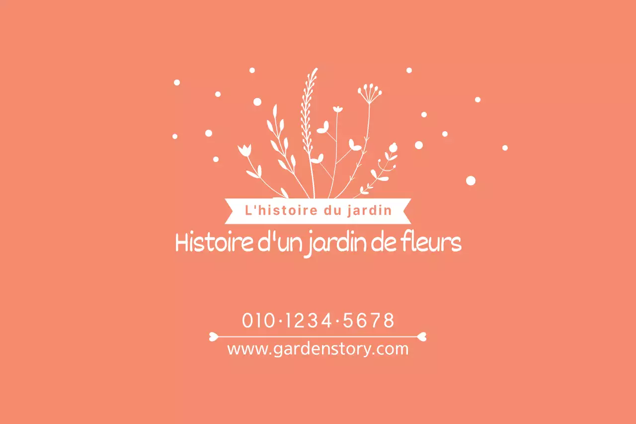 Histoire du jardin
