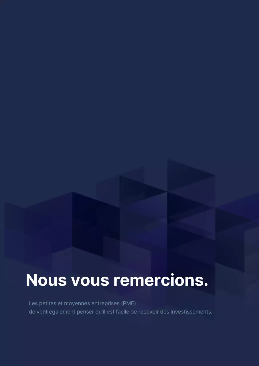 Bleu marine Simple Business Corporate Finance P2P Business Plan