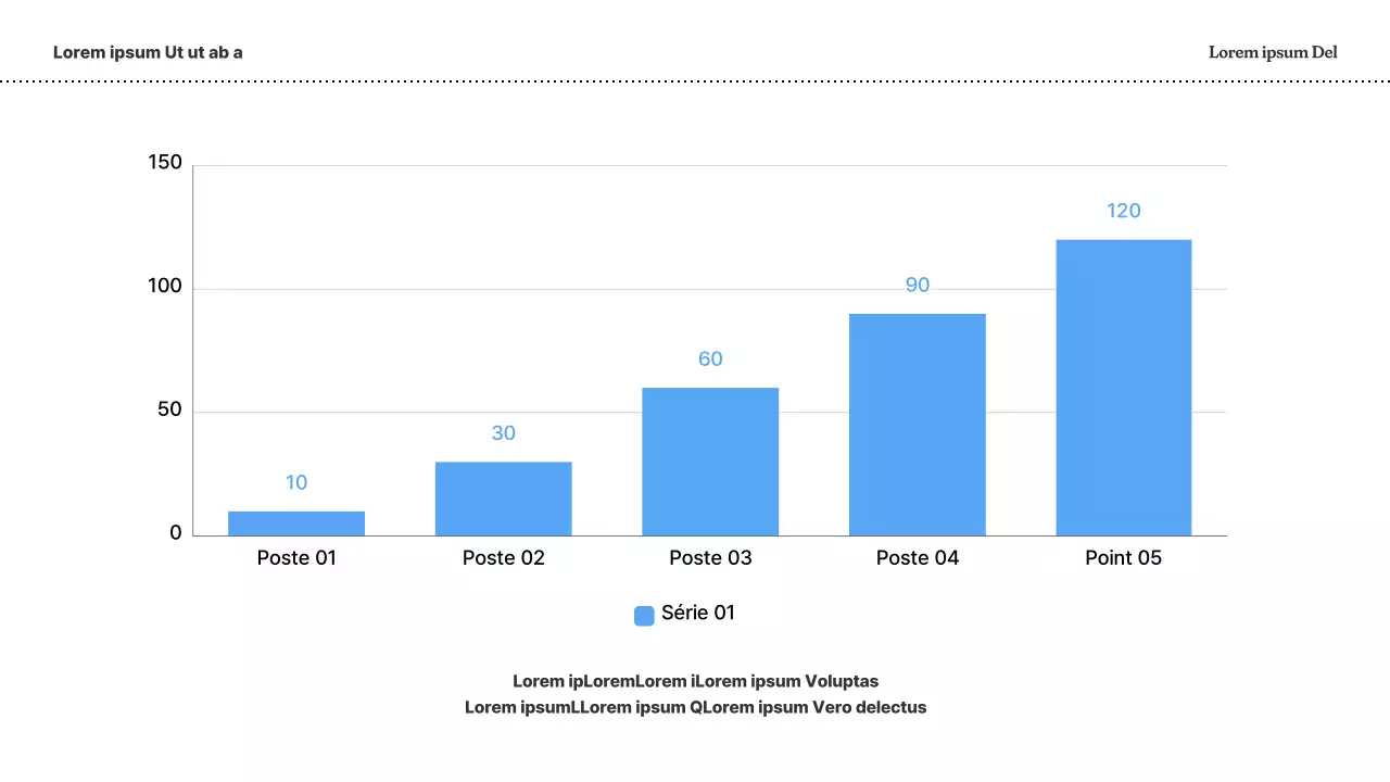 Un plan d'affaires simple en bleu
