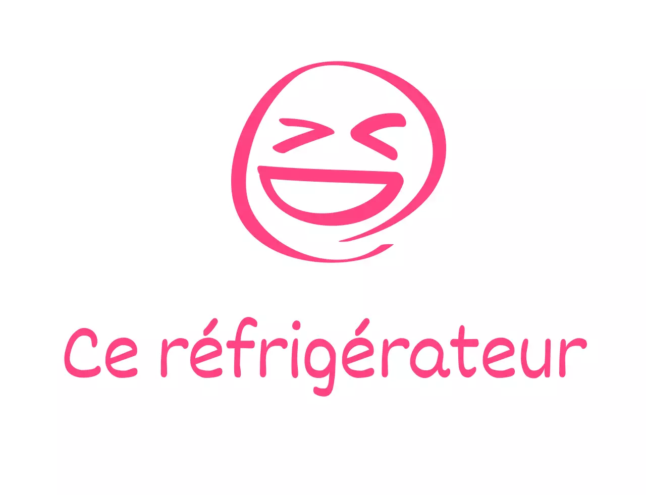 T-shirt rose avec phrase humoristique pour groupe scolaire