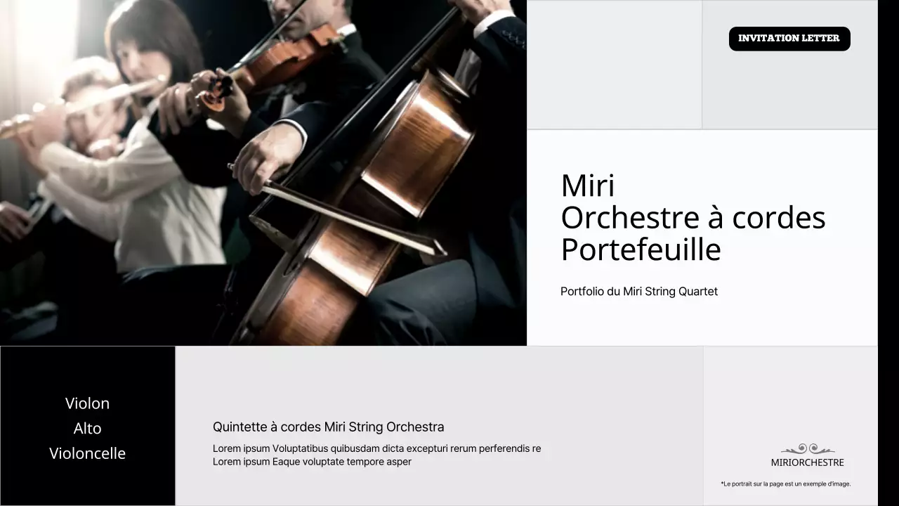 Portefeuille de groupes performants noir et gris