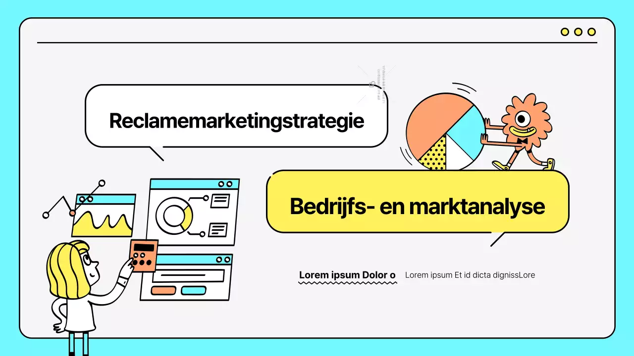 Marketingstrategieën voor schattige illustraties in mint en geel