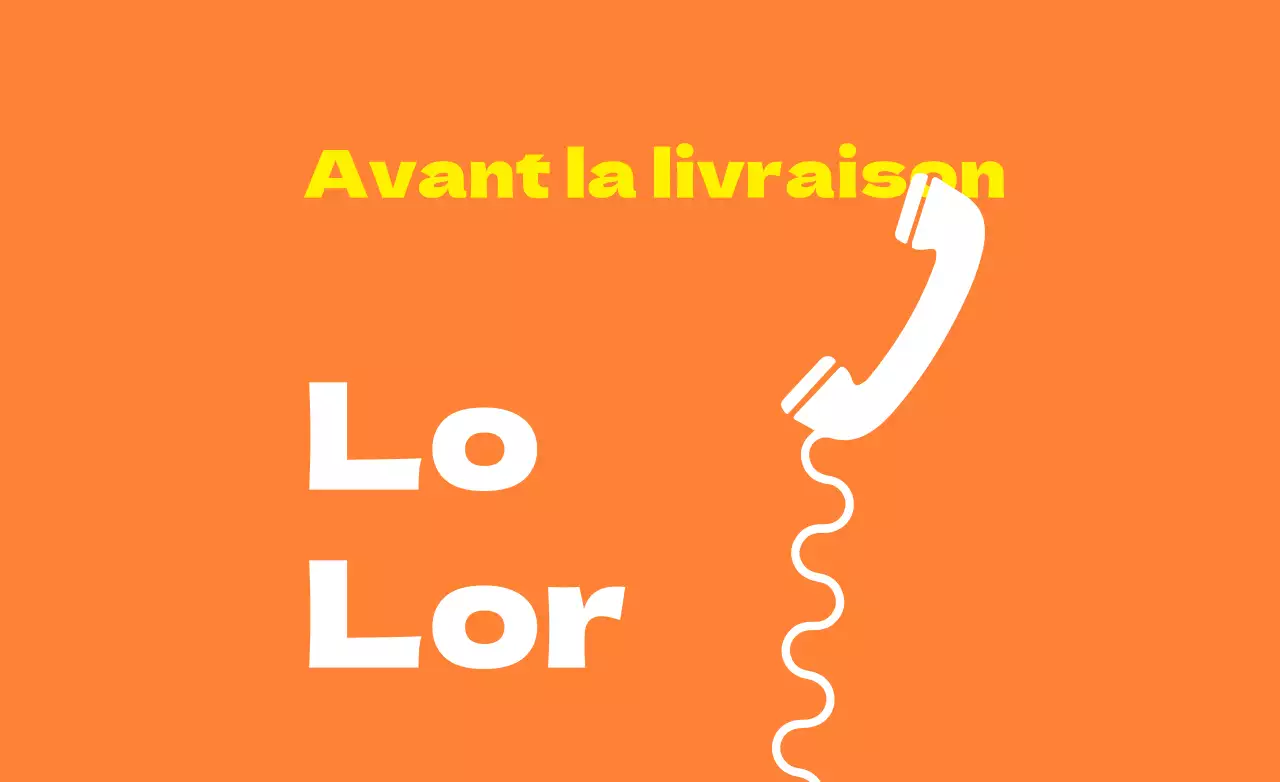 Contact avant livraison