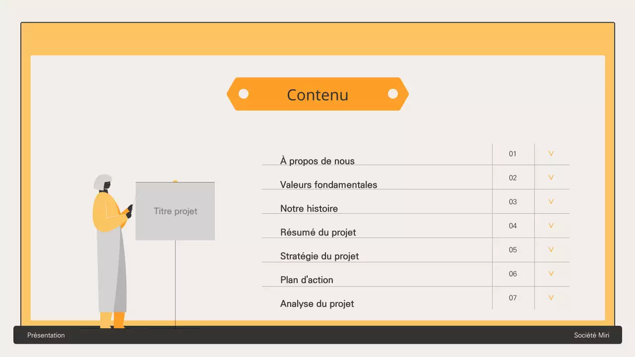 Proposition commerciale avec des éléments hexagonaux jaunes