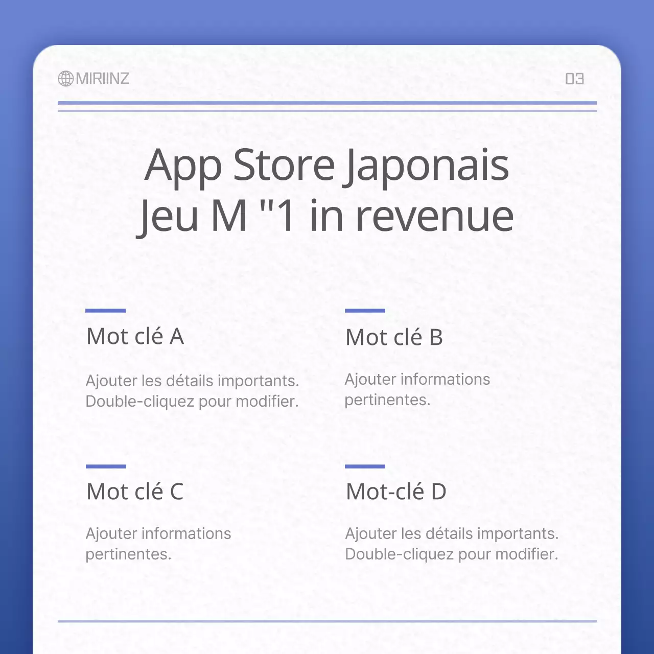 Carte de texture papier en bleu et grisConcept NewsClipping