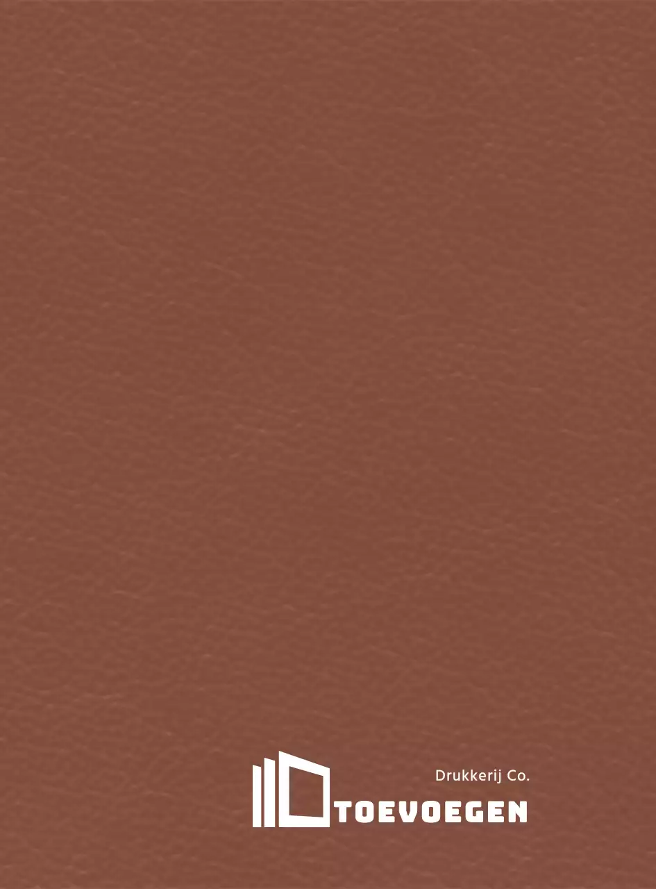 Conceptueel corporate promotiestuk met logosymbool in de vorm van nette papieren lagen