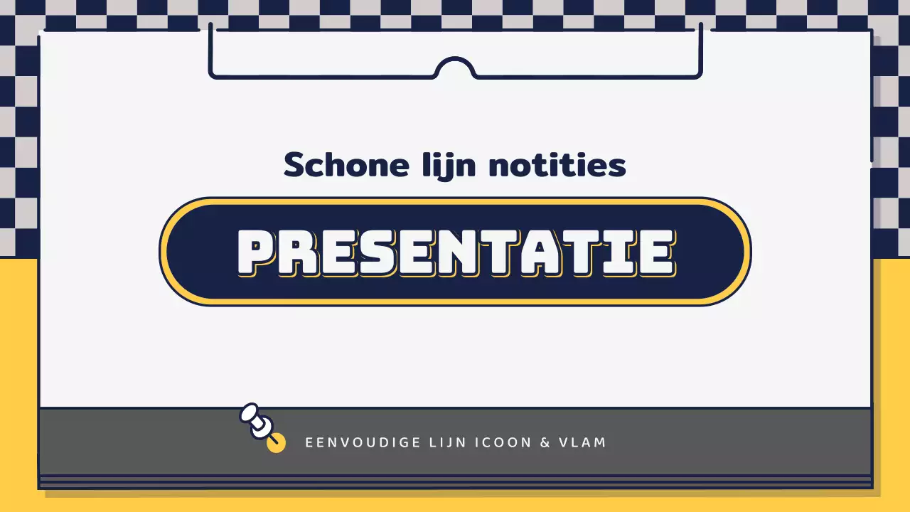 Presentatie over het ontwerpen van schattige basispictogrammen in groen en geel