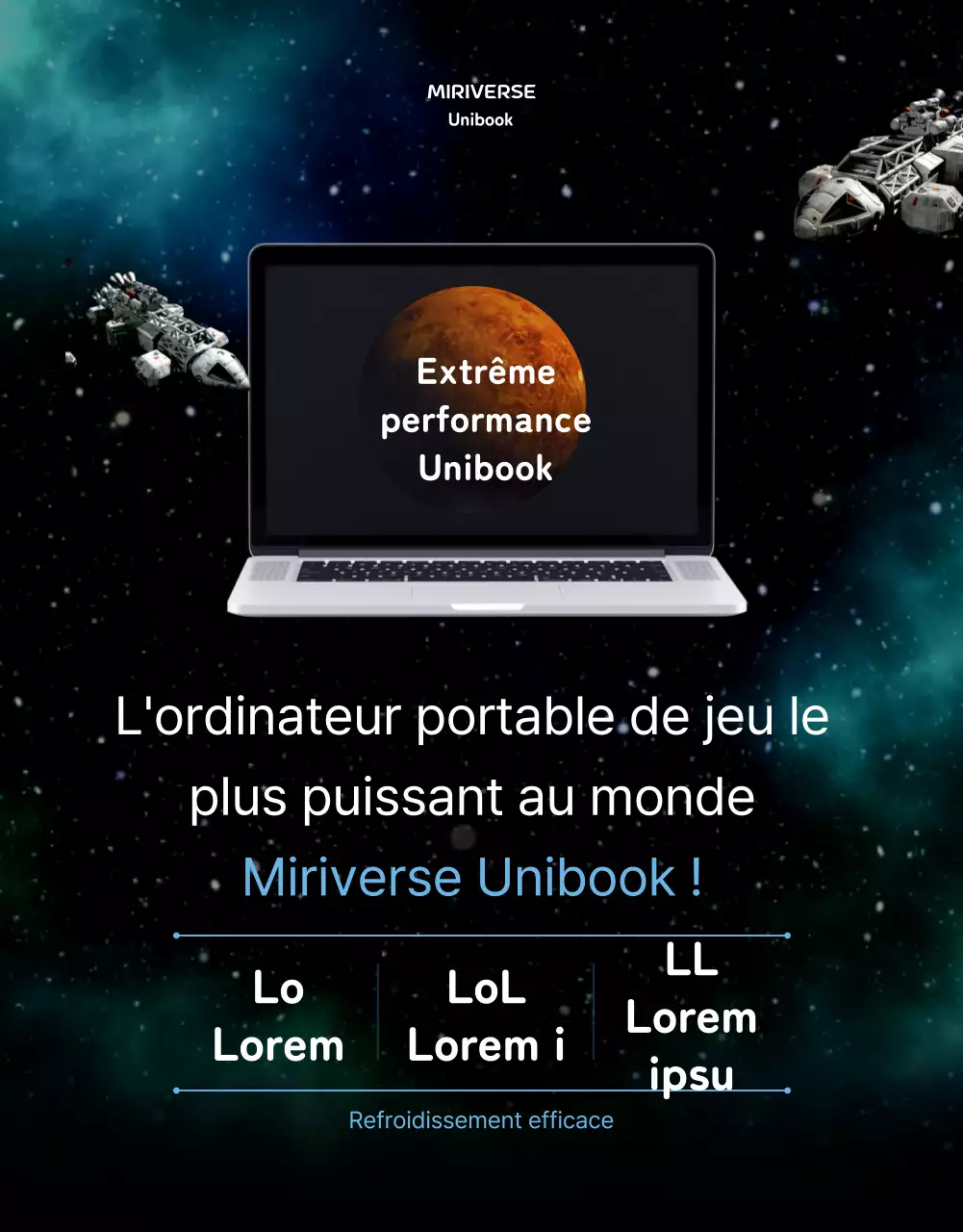 En savoir plus sur le BlackTone Space Ultimate Performance Gaming Laptop