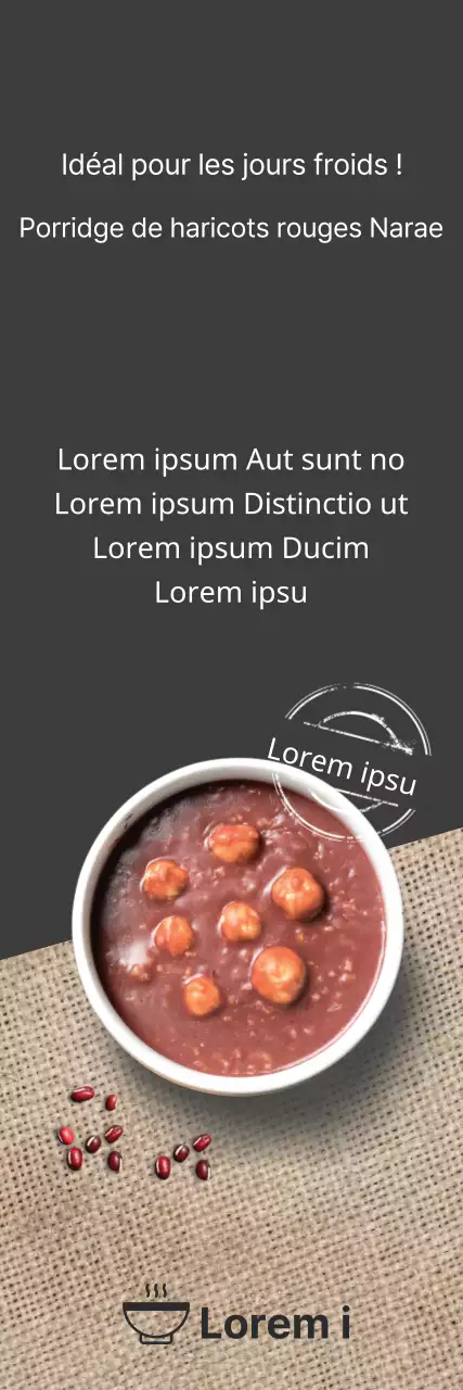 Porridge d'hiver aux haricots rouges Open Event