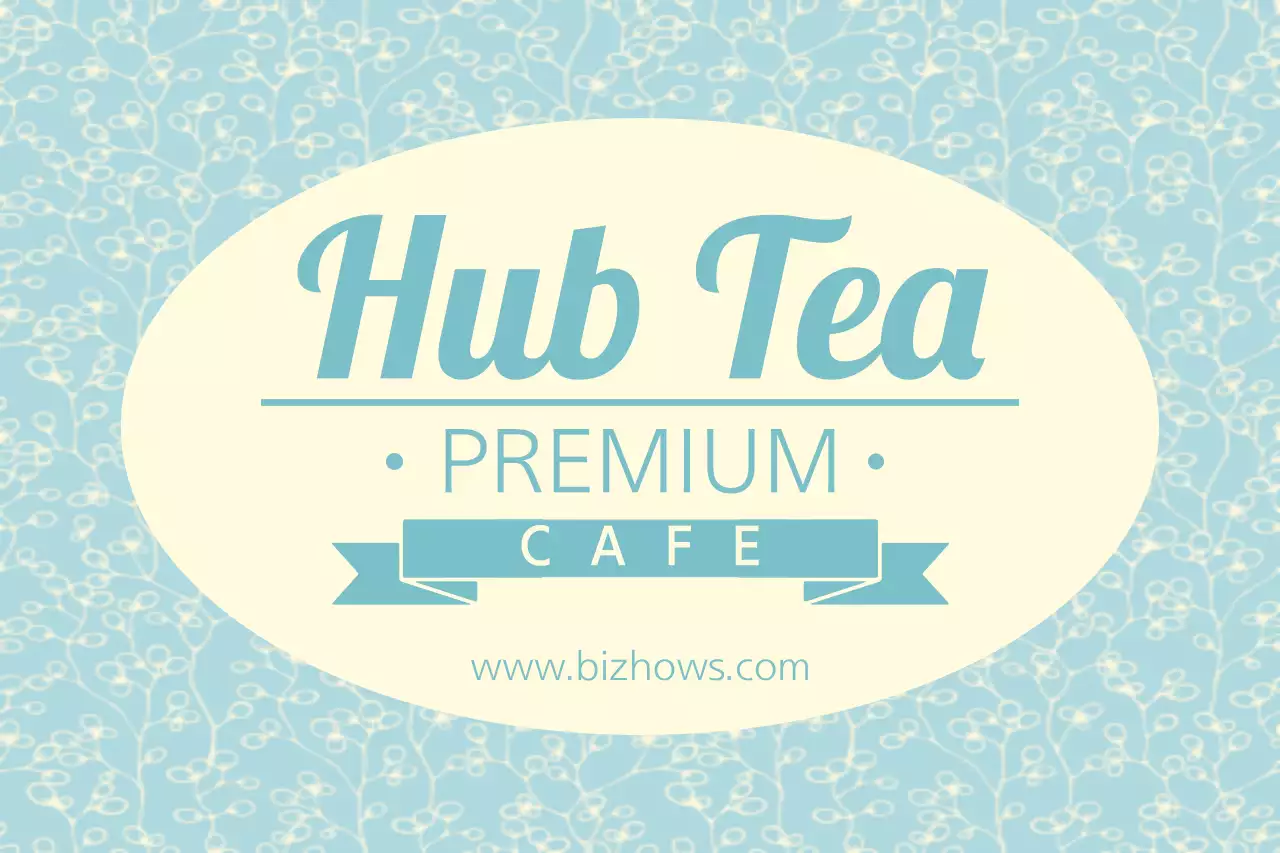 Blue Elegant Cafe Promotion Banner