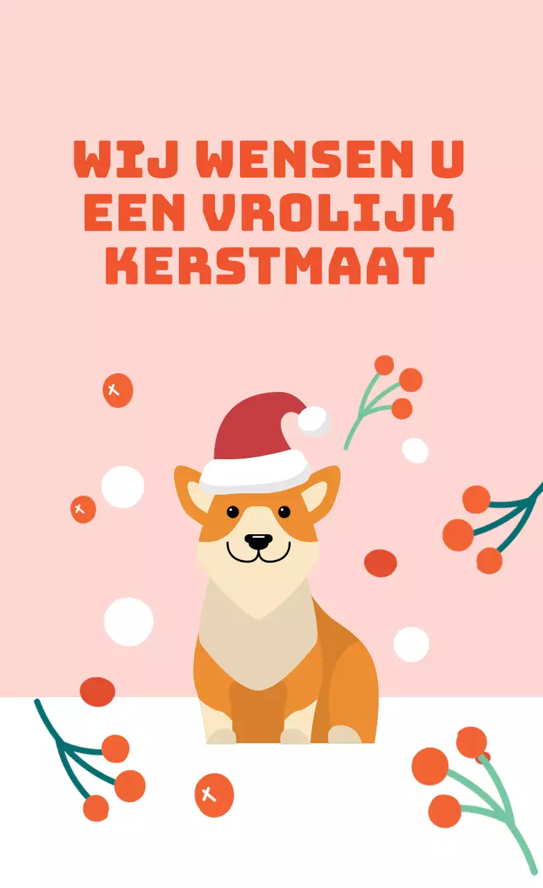 Roze Rood Schattige Illustratie Kerstmis Geschenk Etiketten