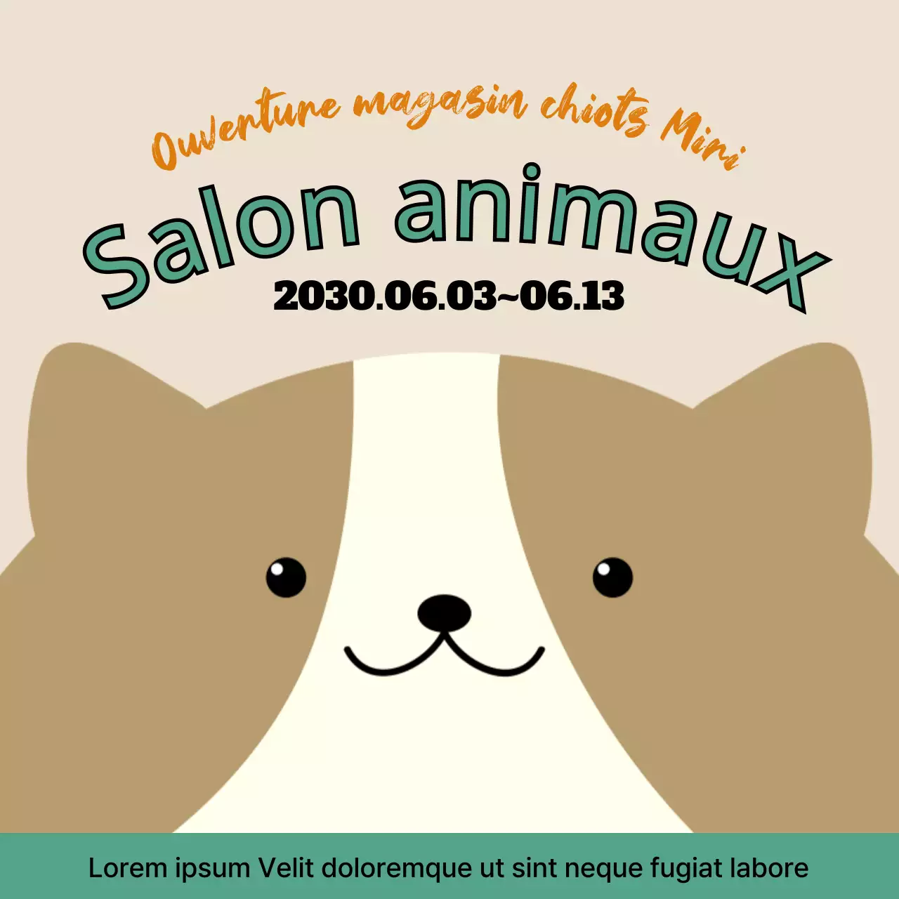 Pointes de toilettage pour chiots, mignonnes et minces