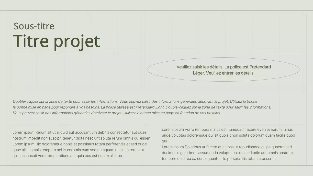 Le portfolio d'un spécialiste du marketing de contenu avec un concept de grille simple et vert
