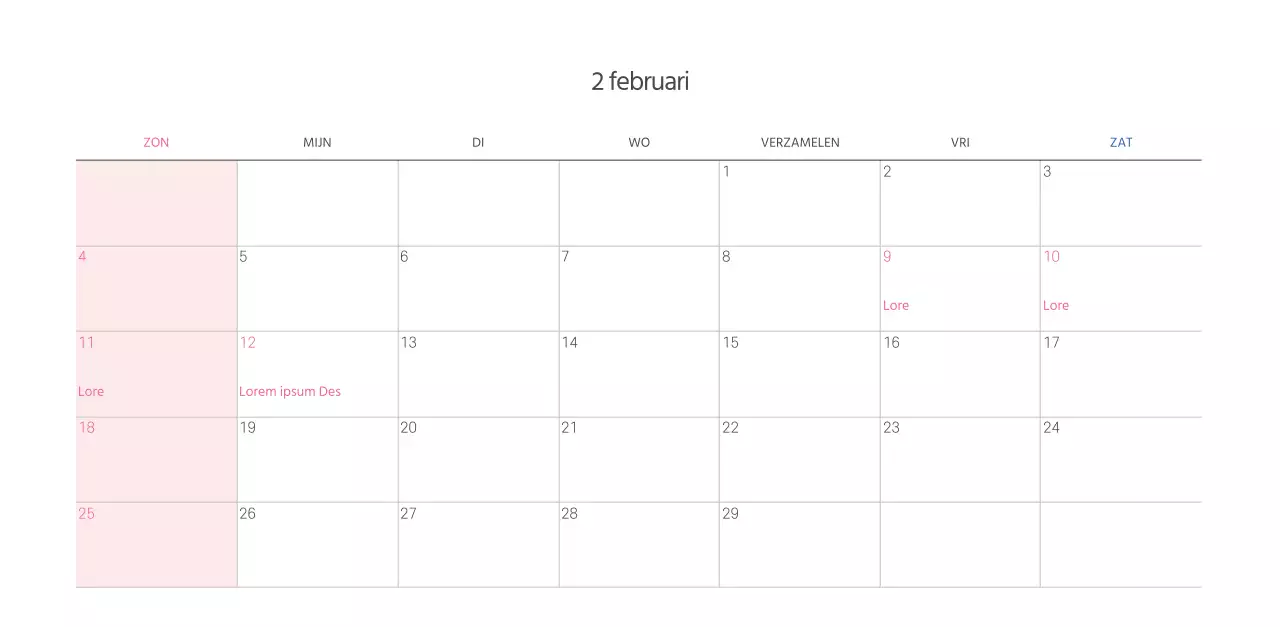 Kerkkalender met warme illustraties