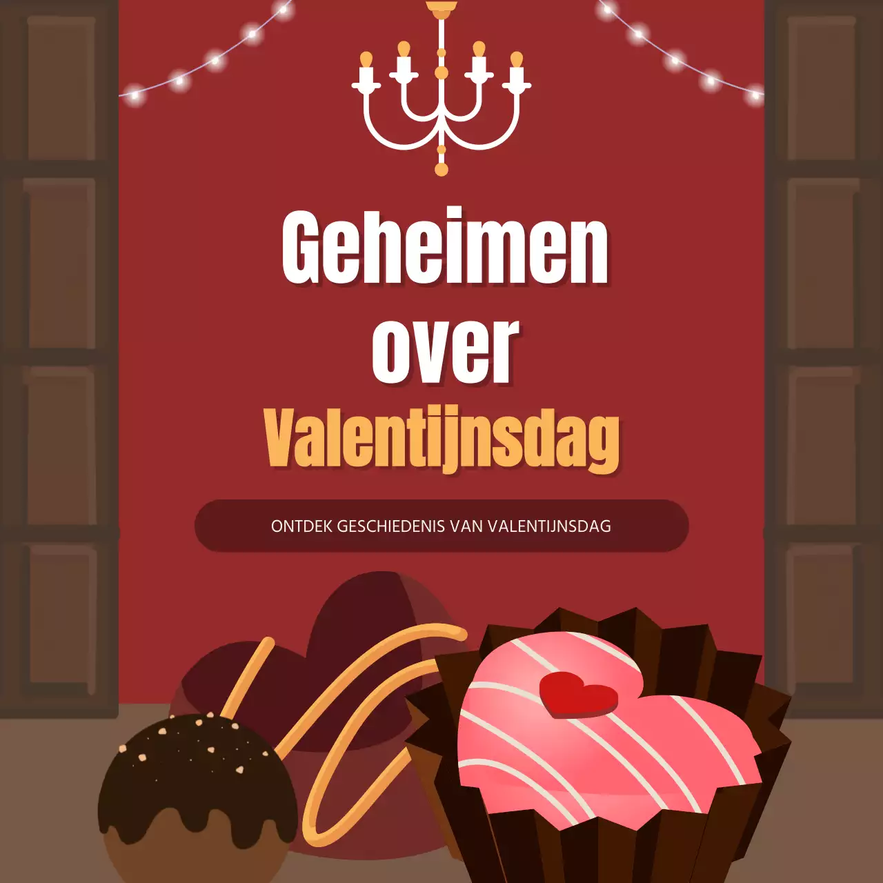 Valentijnsdag TMI in bordeaux en bruin