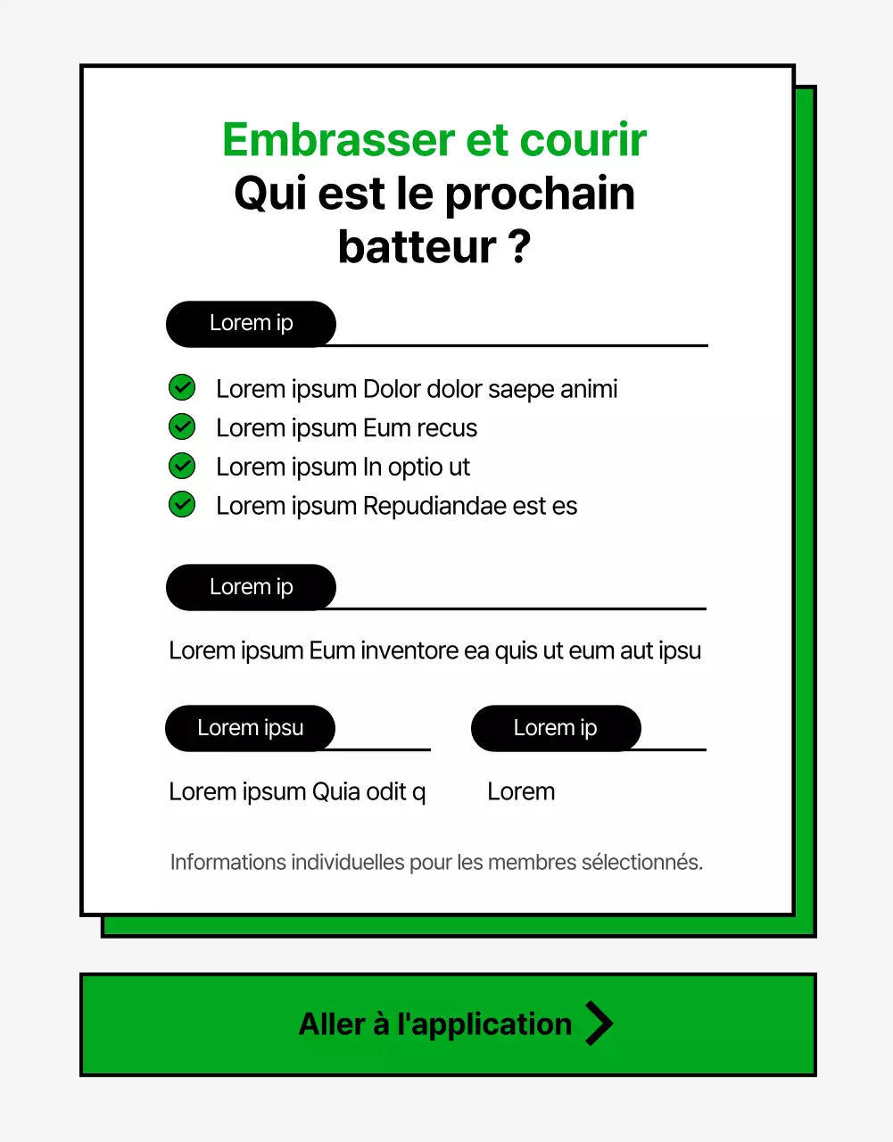 Page de détail de l'étude sur le travail avec des illustrations propres