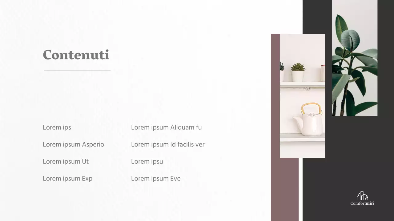 Tema dell'offerta di trasloco in marrone e grigio