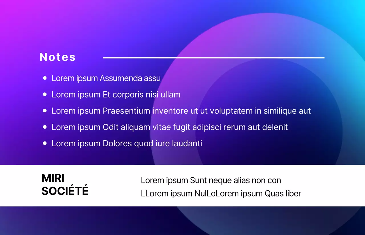 Carte d'employé professionnelle bleue et violette