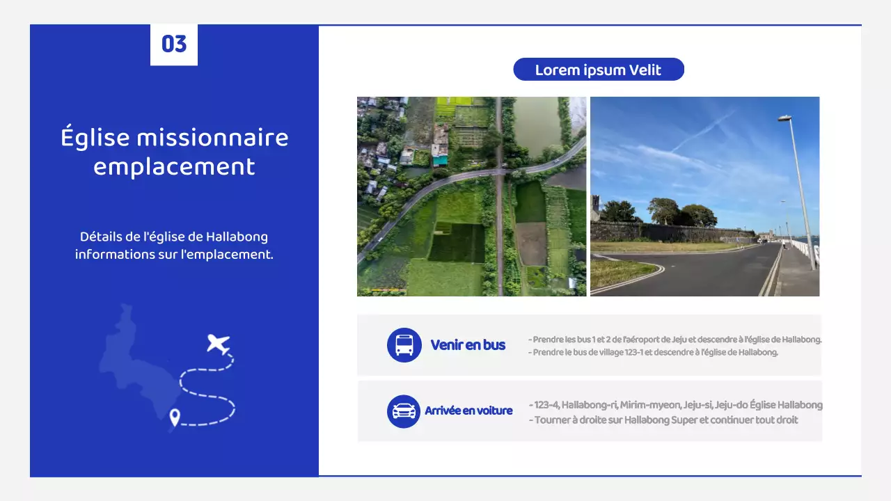 Une mission d'été simple avec des lignes bleues et blanches