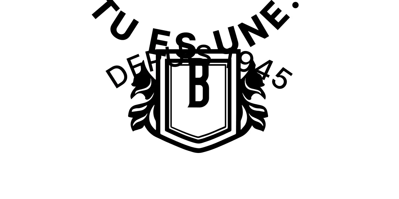 Une simple promotion de l'école avec un symbole universitaire noir